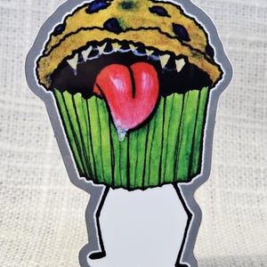 Cupcake Monster Aufkleber