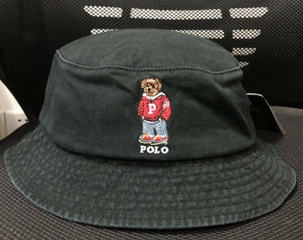 black polo hat