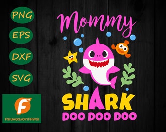 Download Mommy Shark Svg Etsy
