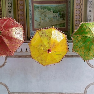 Wholesale Lots Indian Umbrella Decoration Umbrellas Traditional Mehndi Decor Umbrella Party decor Parasol Wedding Umbrellas Party Umbrella