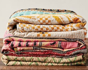 Quilt Patterns Vintage Quilt Book ATH678 Quilt Patterns Quilting Patterns Indian Kantha Quilt Vintage Quilt,