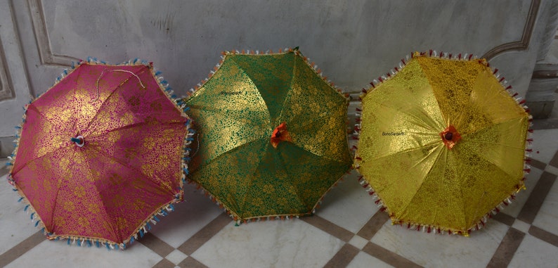 Wholesale Lots Indian Wedding decoration Umbrellas Decor Umbrellas Mehndi Decor Umbrella Party Parasol Wedding decor Umbrellas Parasols Sun image 6