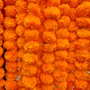 SALE ON Indian Artificial Decorative Deewali Marigold Flower Garland Strings for Christmas Wedding Party Decoration Diwali