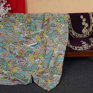 Indian Kantha Quilt Handmade  Block Print Kantha Throw Indian Blanket  Bedspread Kantha Bed Cover Bohemian Quilt king Size Quilt