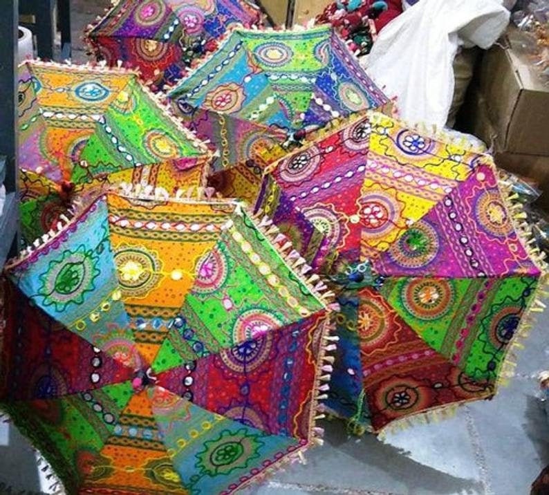 Wholesale Lots Indian Umbrella Decoration Umbrellas Etsy