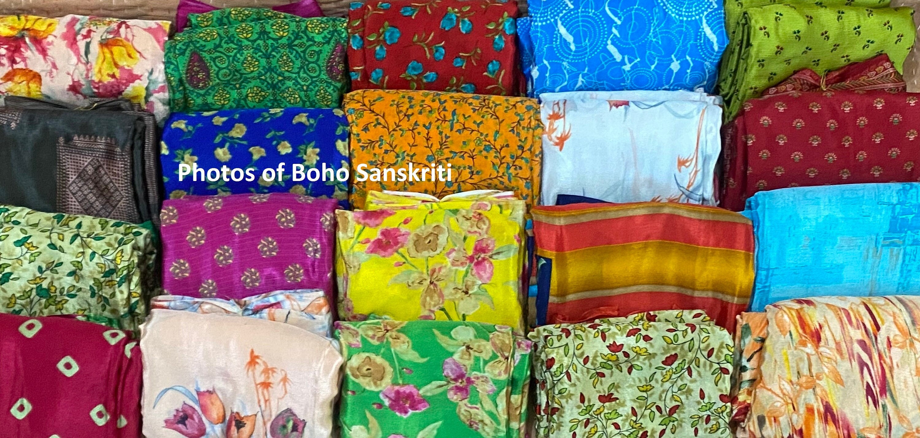 Indian Sari Fabric — Family Tree Resale 1