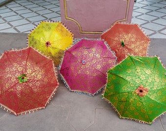 Wholesale Lots Indian Wedding decoration Umbrellas Decor Umbrellas Mehndi Decor Umbrella Party Parasol Wedding decor Umbrellas Parasols Sun