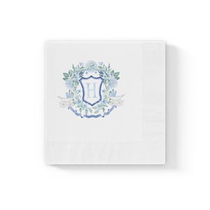 Elegant Floral Paper Napkins, Wedding Decoration, Table Setting, Bridal Shower, Special Events, Personal Touch