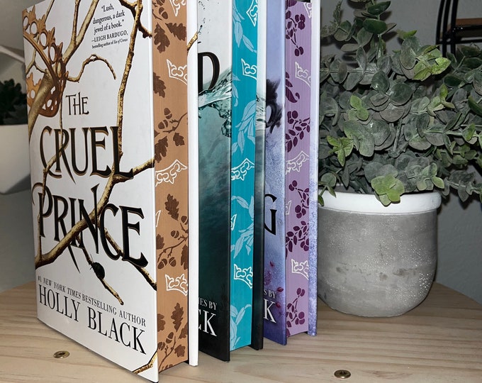 Folk of the Air Sprayed and Stenciled Edges the Cruel Prince the Wicked
