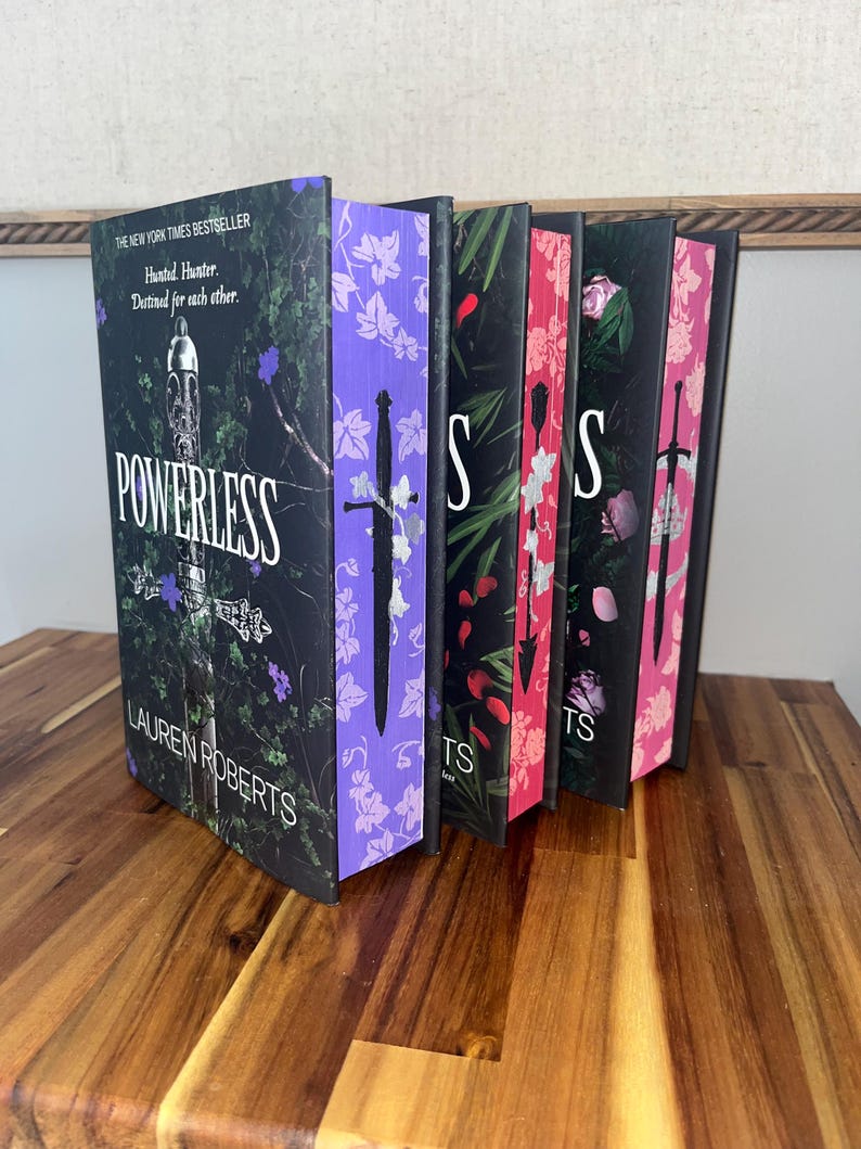 Powerless Sprayed and Stenciled Edges Trilogy
