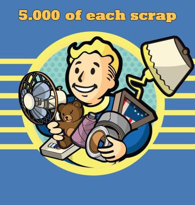 Fallout 76 PC Junk Scrap Bundle 5.000 junk of each Etsy