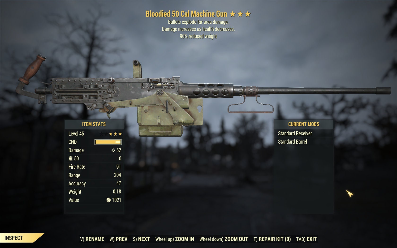 bloodied weapon dmg increase falout76 bloodied weapon dmg increase falout76