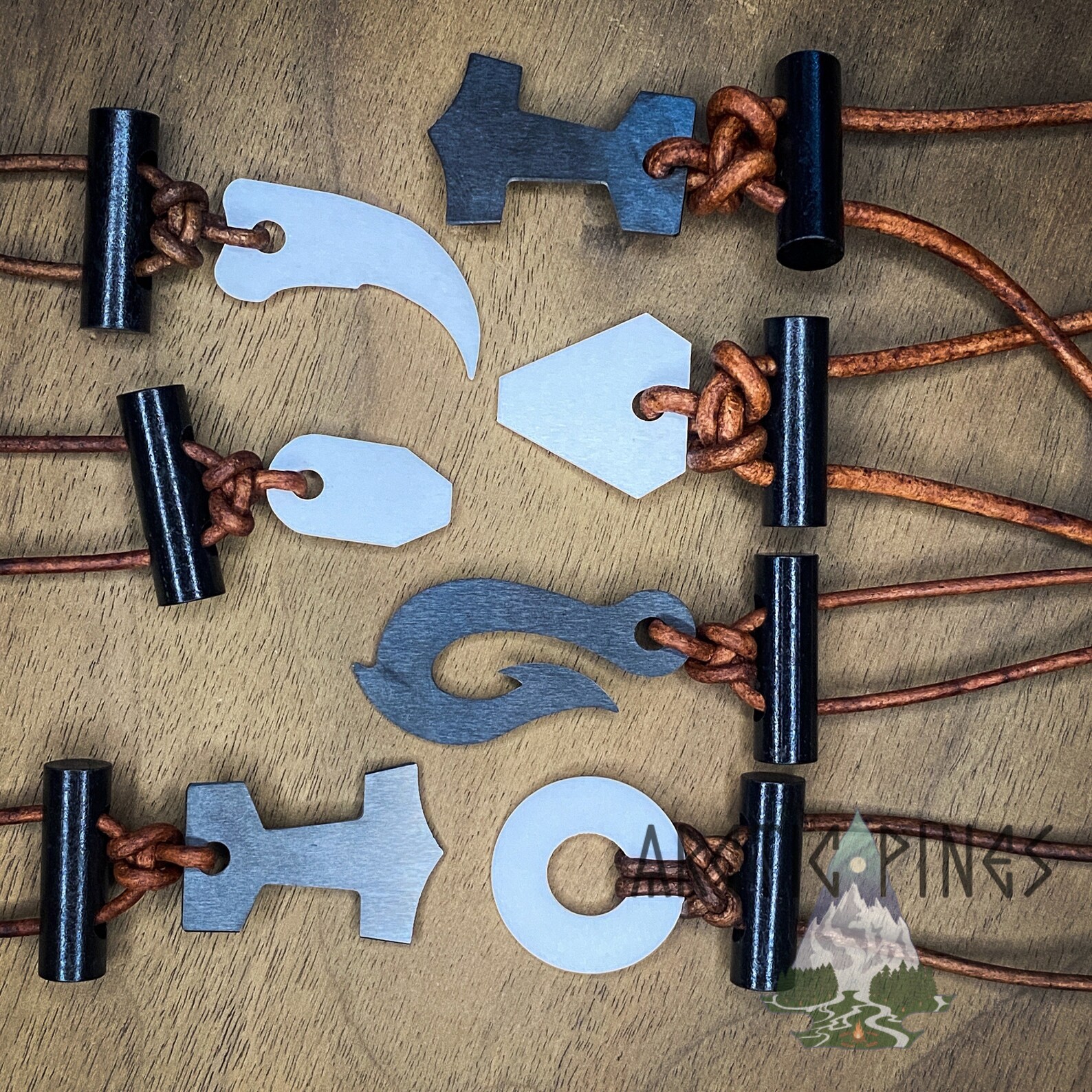 RUSTIC Fire Starter Necklace Ceramic Survival Necklace Ferro Etsy