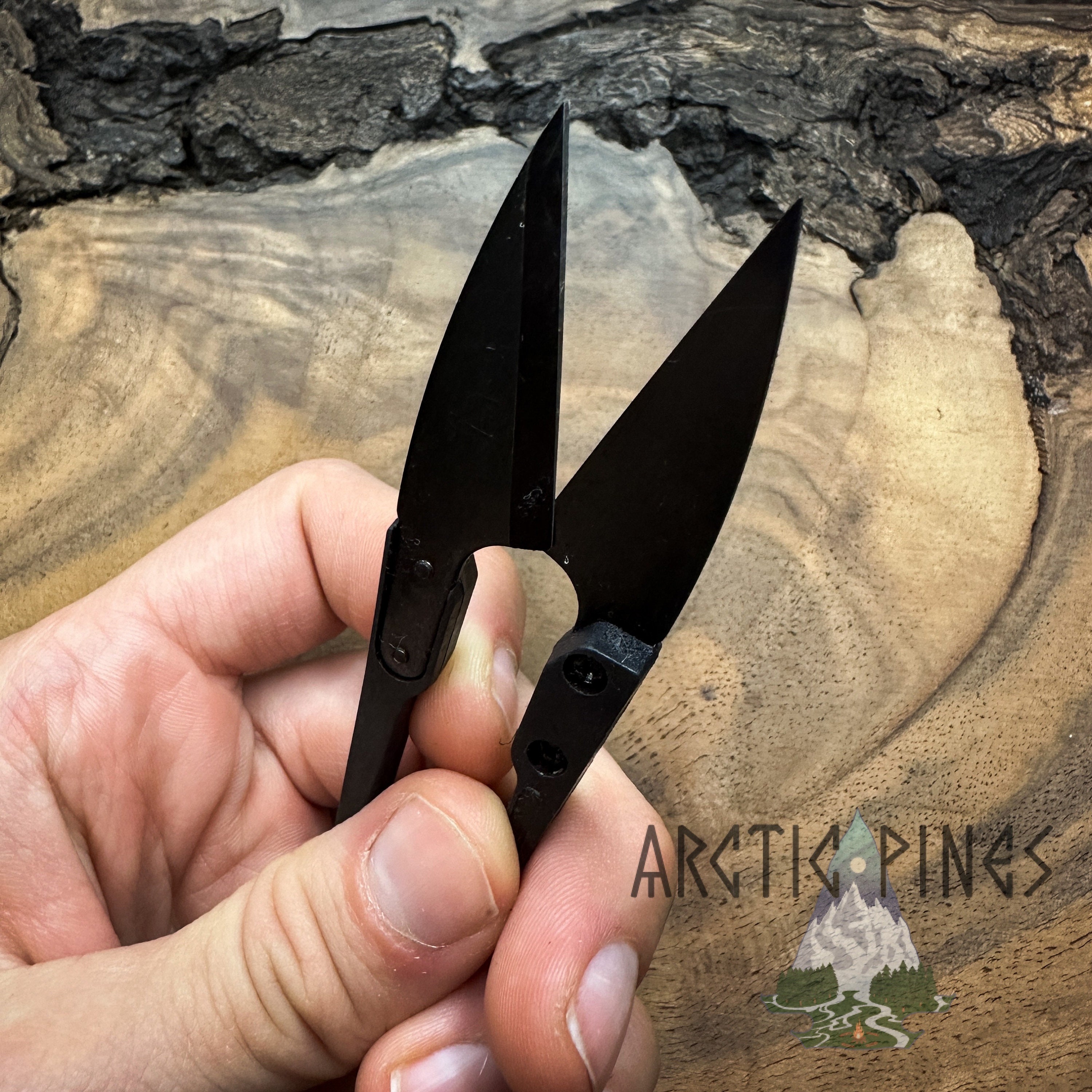 Mini foraging shears, 4" pruning shears, foraging tools, foraging knife, wildcraft, bushcraft tools, foraging knife, garden tool, gardening