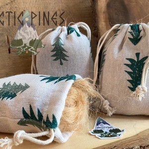 Refill Pouch / Nesting Tinder For Fire Starting - Comes in a 4x5.5 Inch Tree Pouch / Extra Tinder Fire Starter