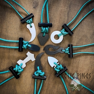 TURQUOISE Fire Starter Necklace - Adjustable Length - Unisex / Fire Starting Survival ( Waterproof and Rustproof)