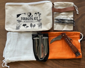 Foraging Kit, Foraging bag, Bushcraft bag, Mushroom hunting, Mushroom bag, gardening bag,