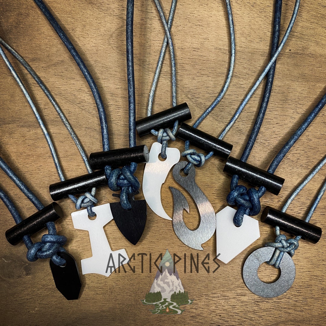 BLUE Fire Starter Necklace - Adjustable Length - Unisex / Fire Starting ...