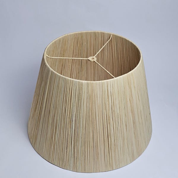 Handmade Empire Raffia Lampshade