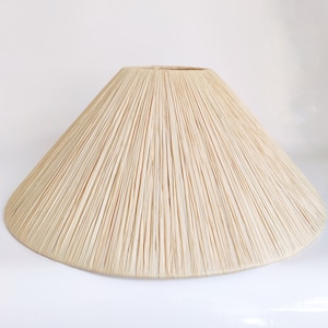 Coolie Handmade Raffia Lampshade