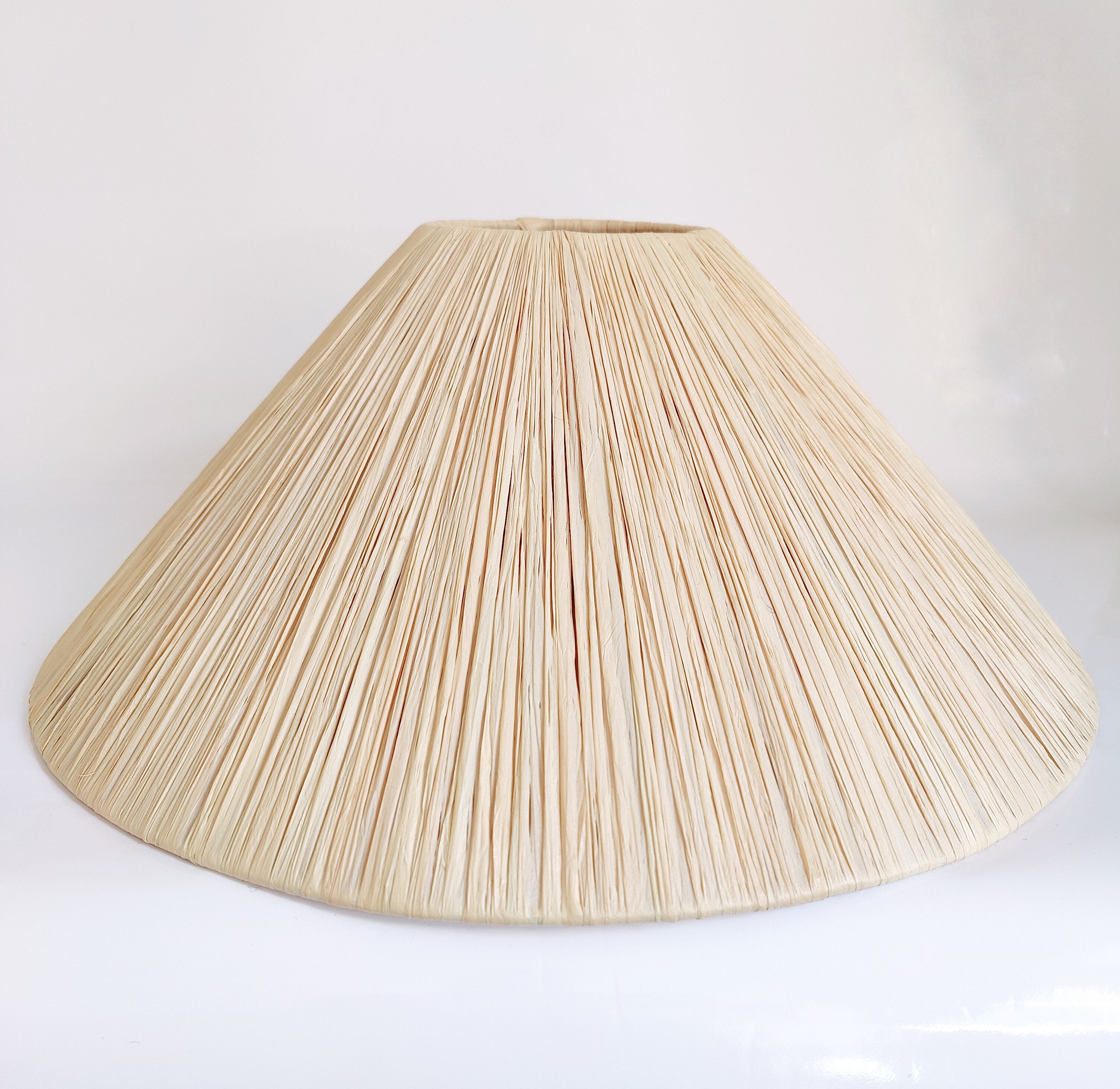 Coolie Handmade Raffia Lampshade