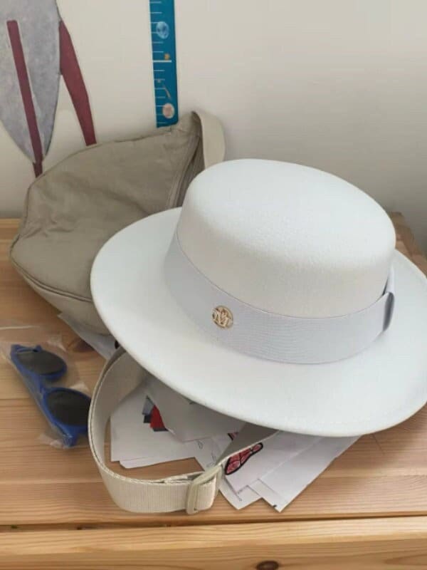 White Bowler Hats for Women - Etsy display picture 2