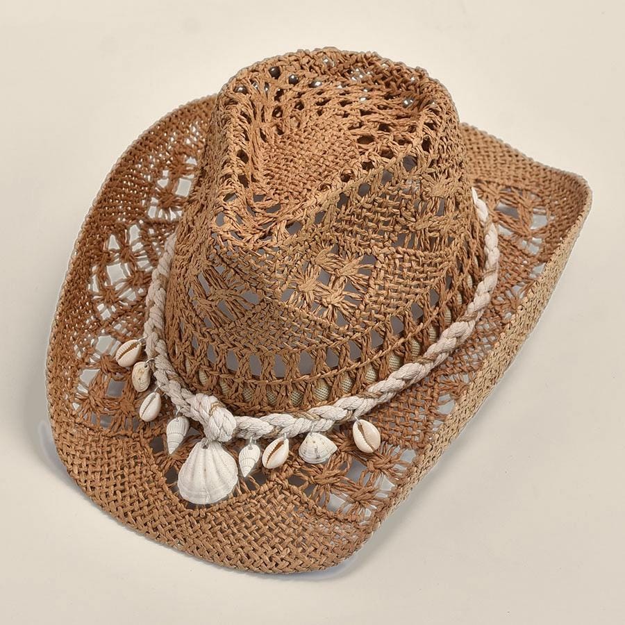 Cowgirl Straw Hat Boho - Etsy