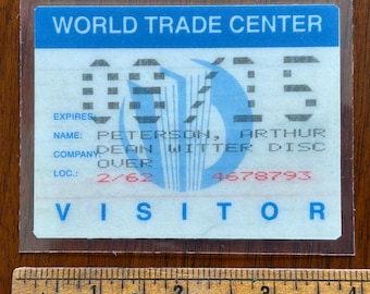 Auténtico pase para visitantes del World Trade Center: Nueva York, Torres Gemelas