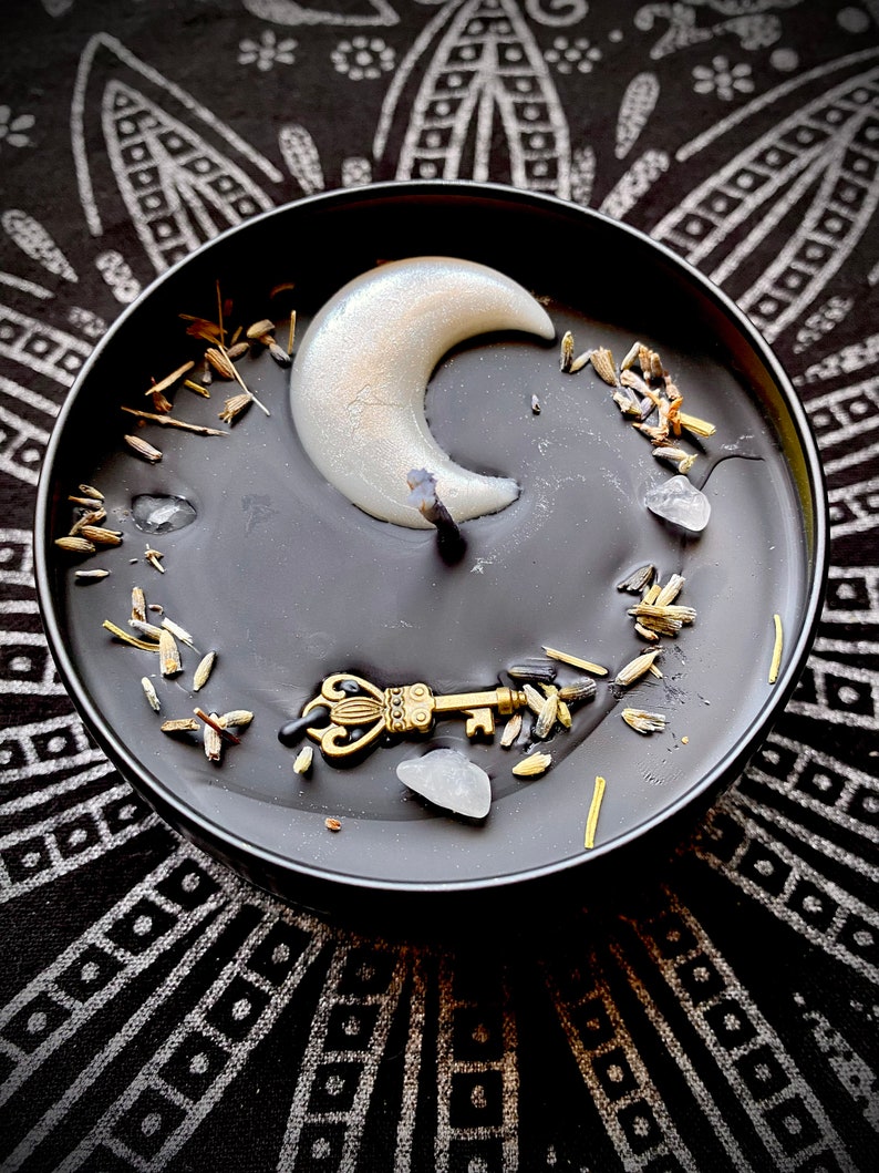 Lavender Ashes Candle Hekate Offering Candle Etsy