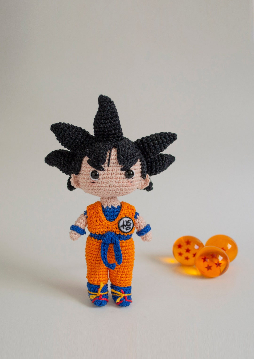 Patrón Amigurumi Son Goku - Etsy Patrón Amigurumi Son Goku - Etsy
