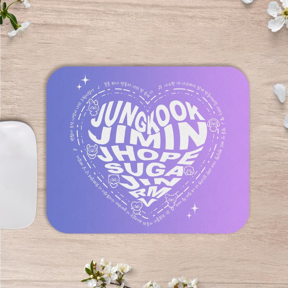 BTS jungkook グク マウスパッド18×22cm BTS ジョングク マウスパッド