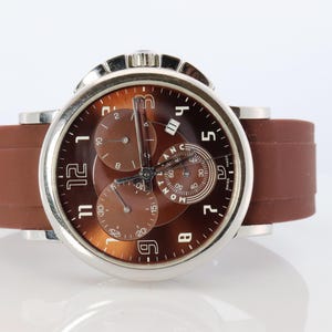 Mont Blanc Watch. Mont Blanc Summit Xl Mens 7080 Brown Dial Wristwatch