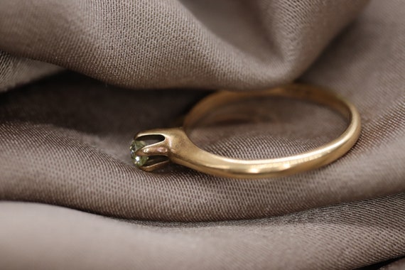 JR Wood and Sons 14k Gold Prong Set Diamond Ring … - image 3