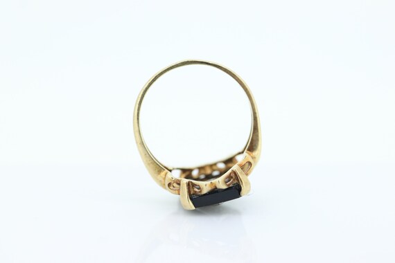 Onyx Diamond Ring. Onyx Diamond Ring. Onyx diamon… - image 7