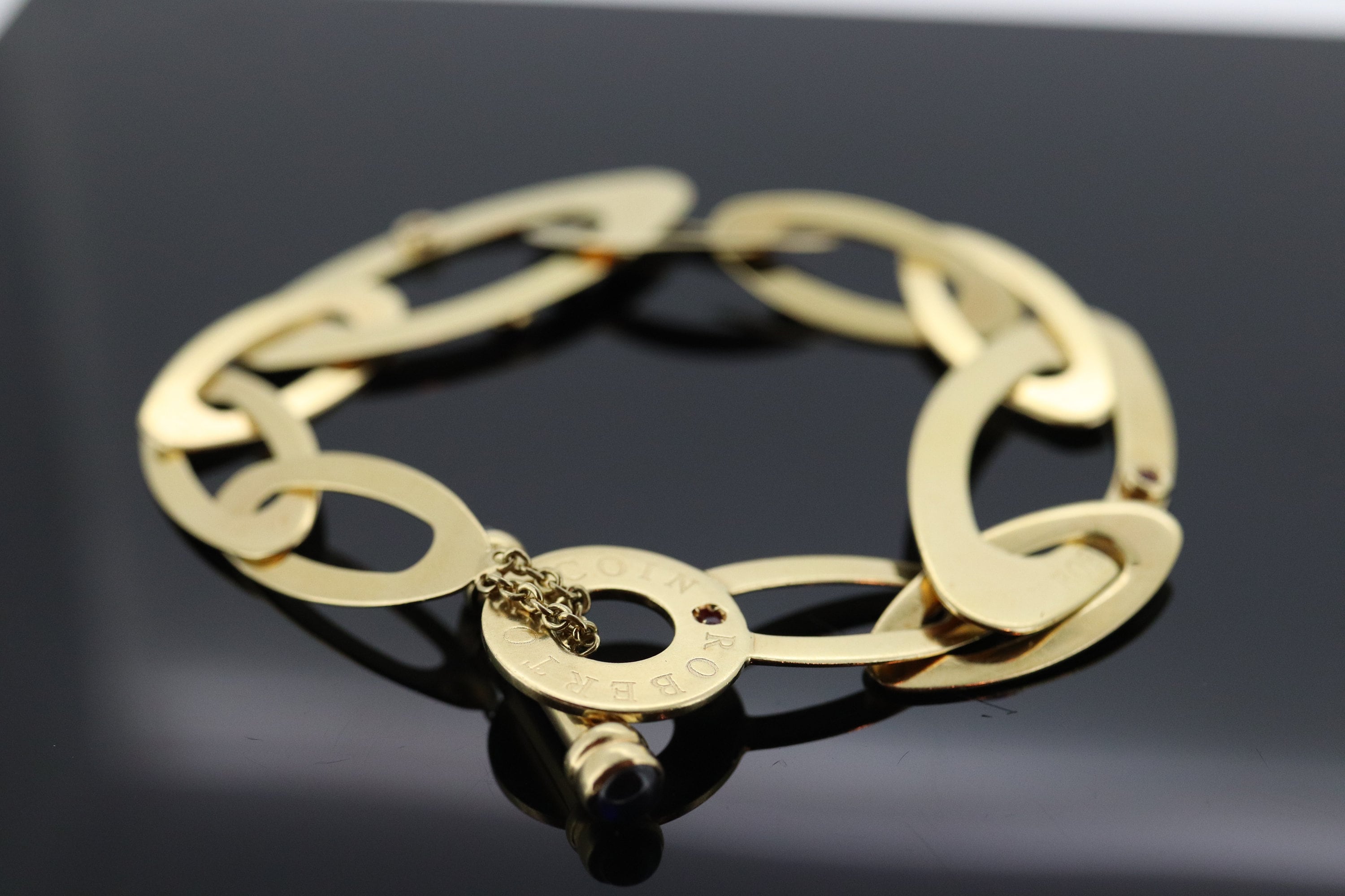 Roberto coin gold bracelet outlet