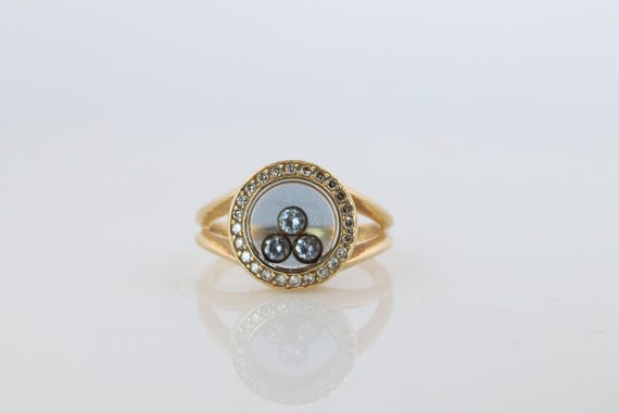 18k Chopard Happy Diamond Ring. Chopard Happy Diamond Band