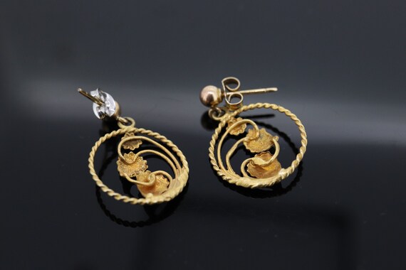 Black Hills Gold Dangle earrings. Black Hills Vin… - image 3
