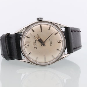 Vintage 1940s Breitling 17 Jewel Rubis Manual 34mm Watch 633  st(316)