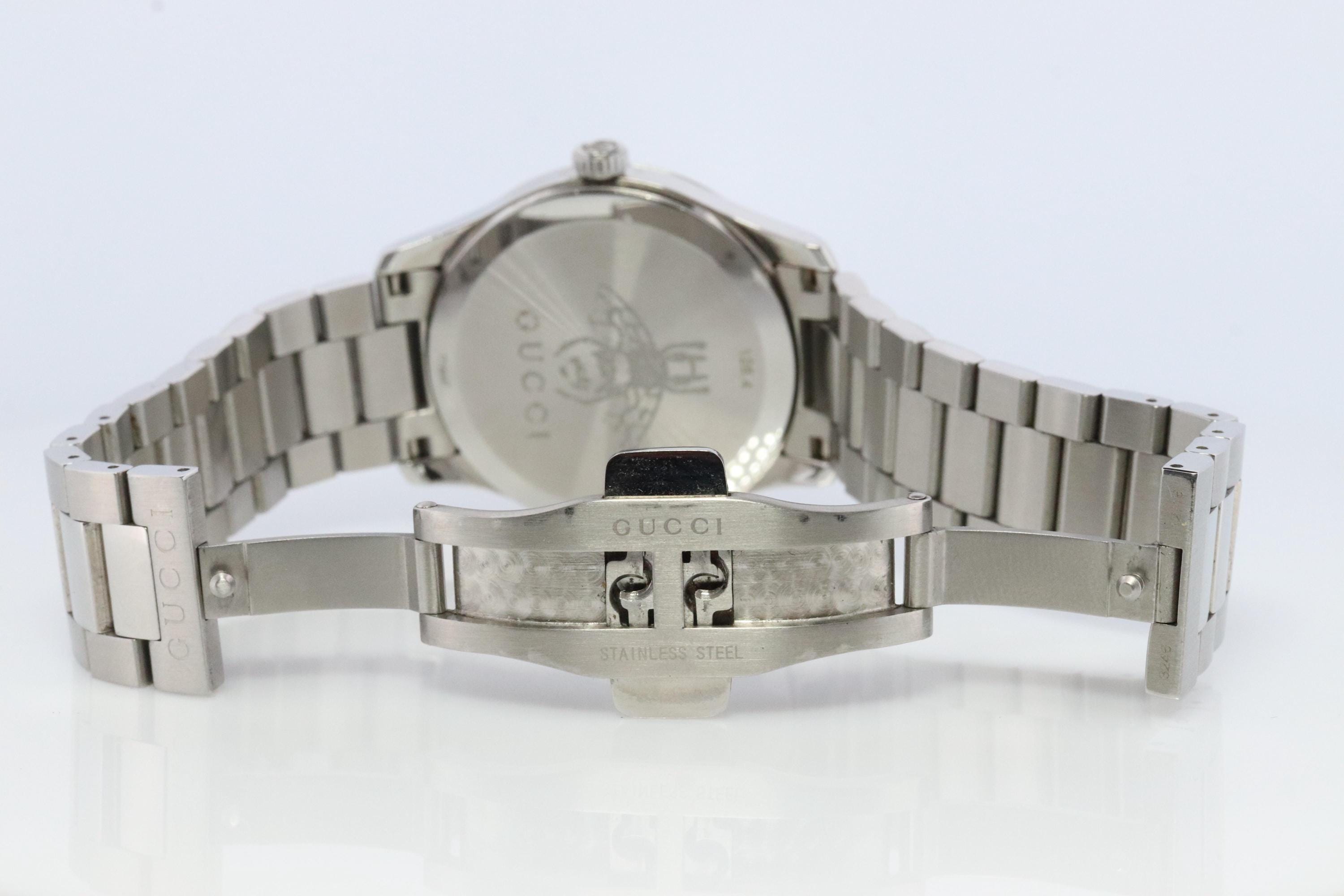 Gucci Quartz 126.4 Watch. Gucci G Timeless Round Snake Ladies. Box and Papers Etsy UK
