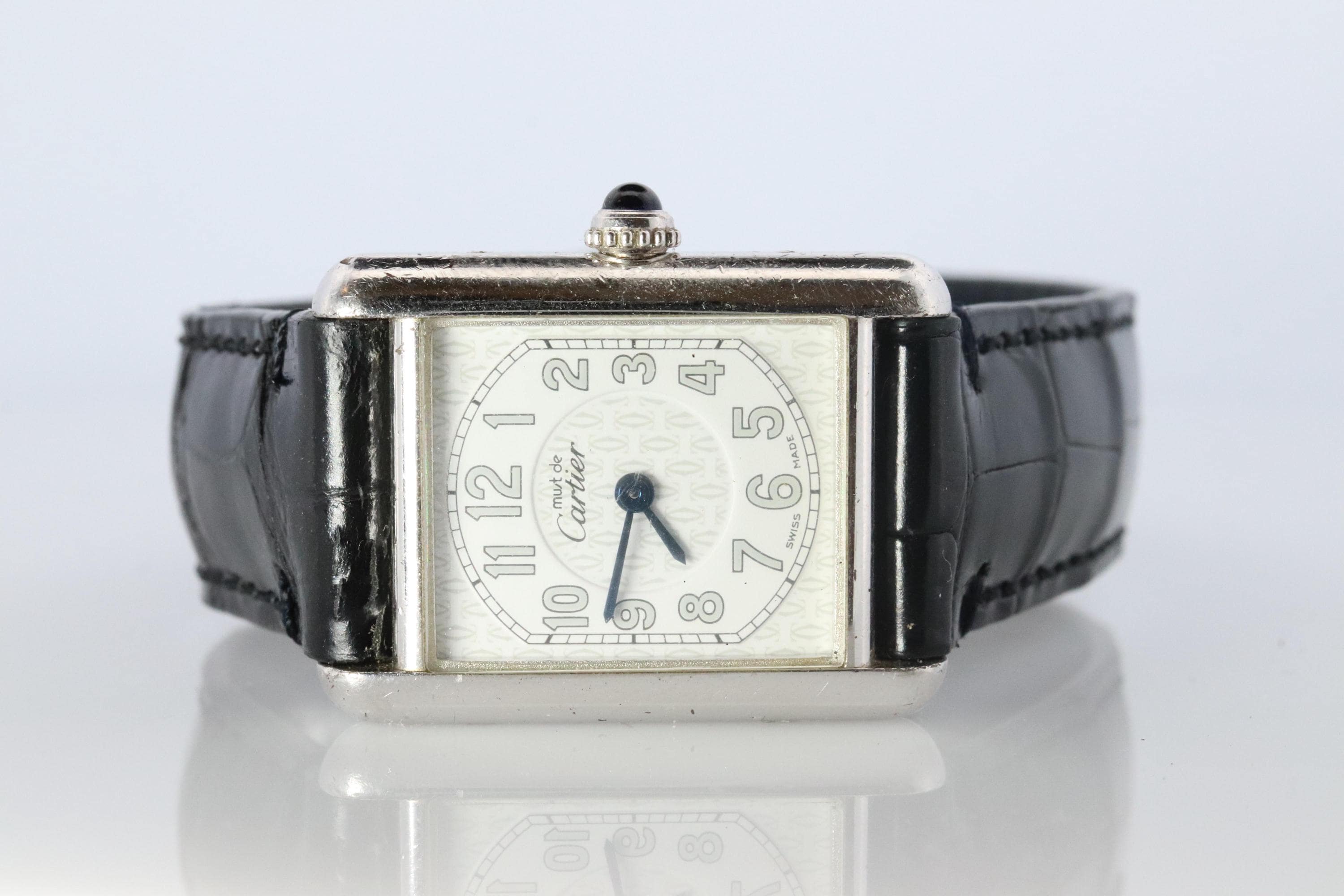 時計 Cartier ARGENT 925 HQ Milton - Cartier Argent 925 Plaque Tank 