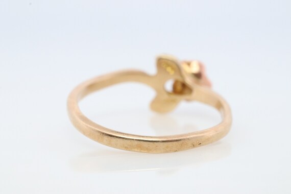 Black Hills Gold Ring. Diamond Ring. 10k Multi-To… - image 5