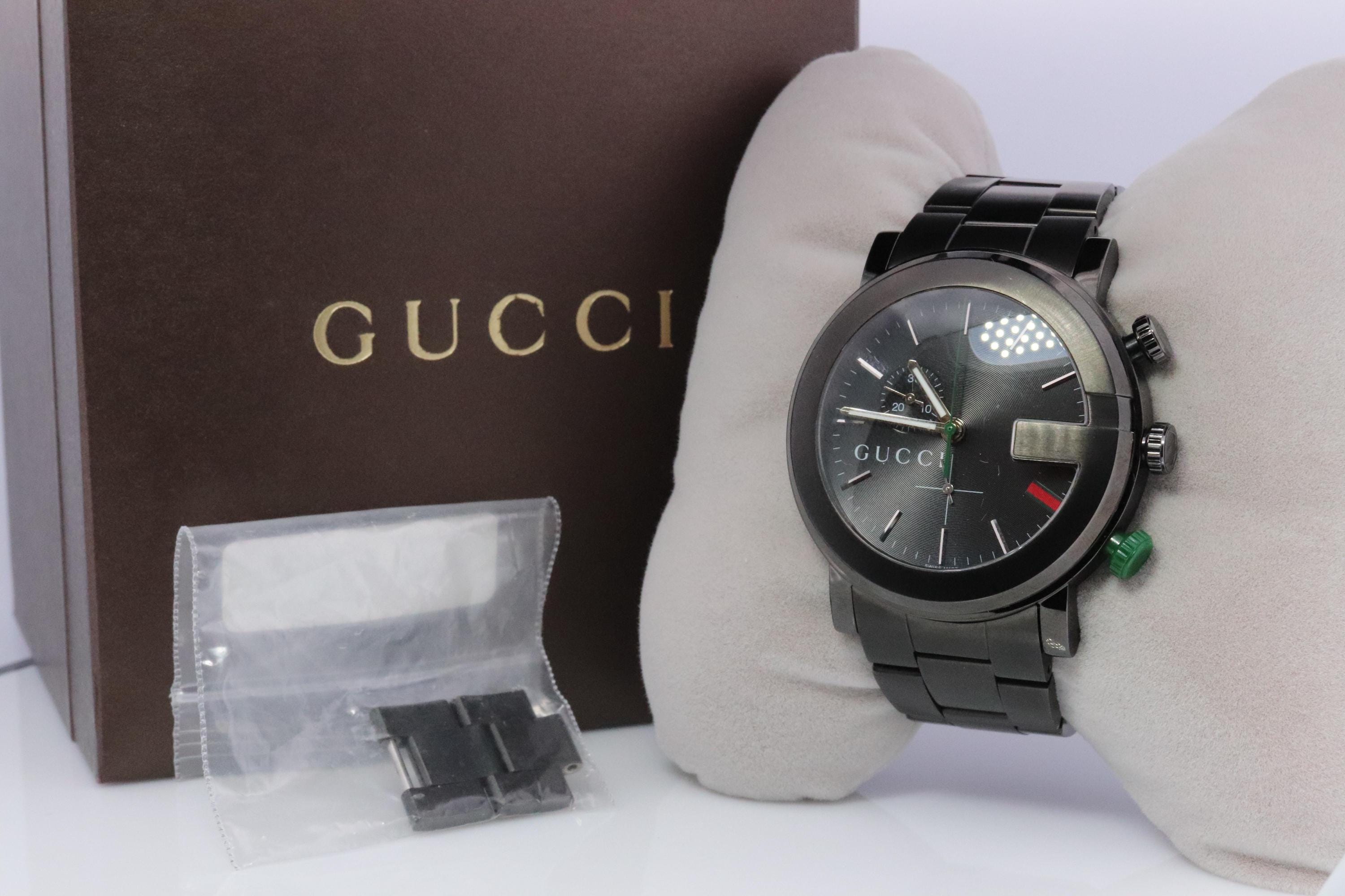 Gucci Watch. Gucci G-chrono Black. Gucci 101m Mens Large