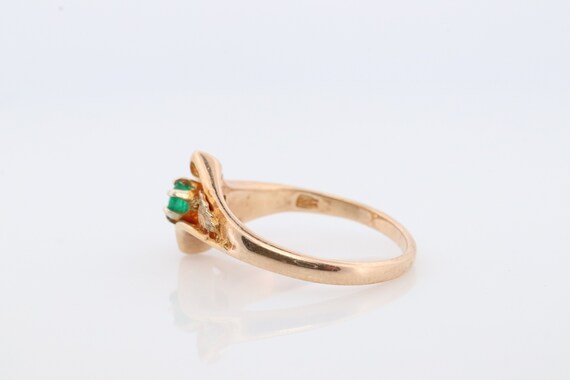 Black Hills Gold Ring. 10k Multi-Tone Emerald Bla… - image 5