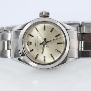 Genuine Rolex 6618 Watch. Ladies Rolex Oyster Perpetual Automatic Wristwatch.