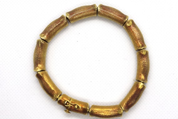 18k Bamboo bracelet. High Detailed Bamboo articul… - image 10