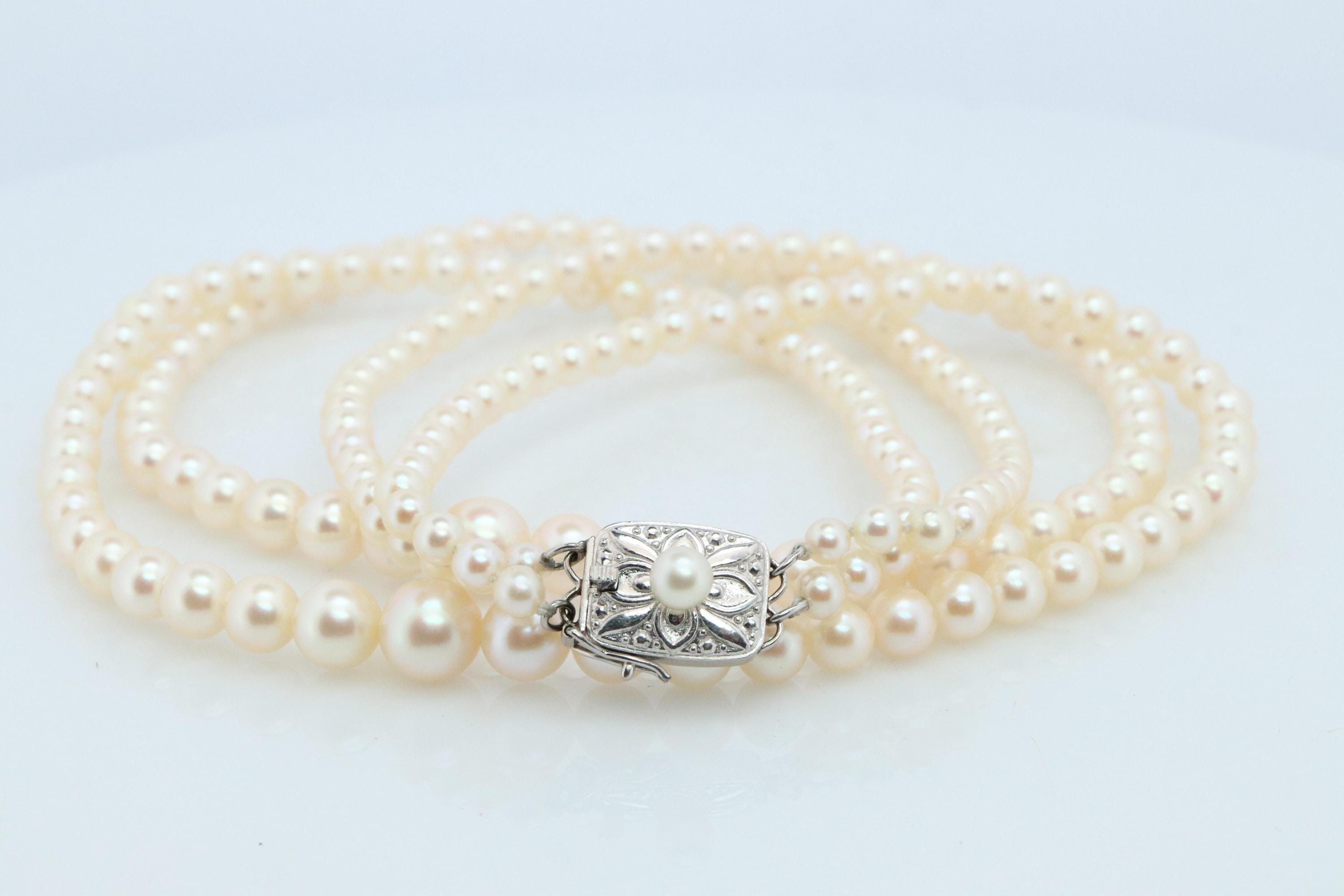 Mikimoto Bracelet - Etsy Australia