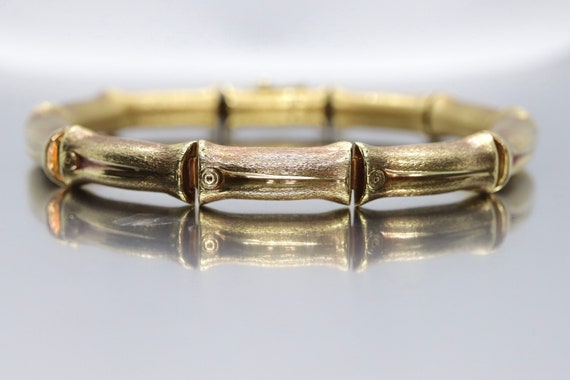 18k Bamboo bracelet. High Detailed Bamboo articul… - image 5