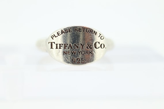 Tiffany & Co Ring. Please Return to Tiffany Sterl… - image 1