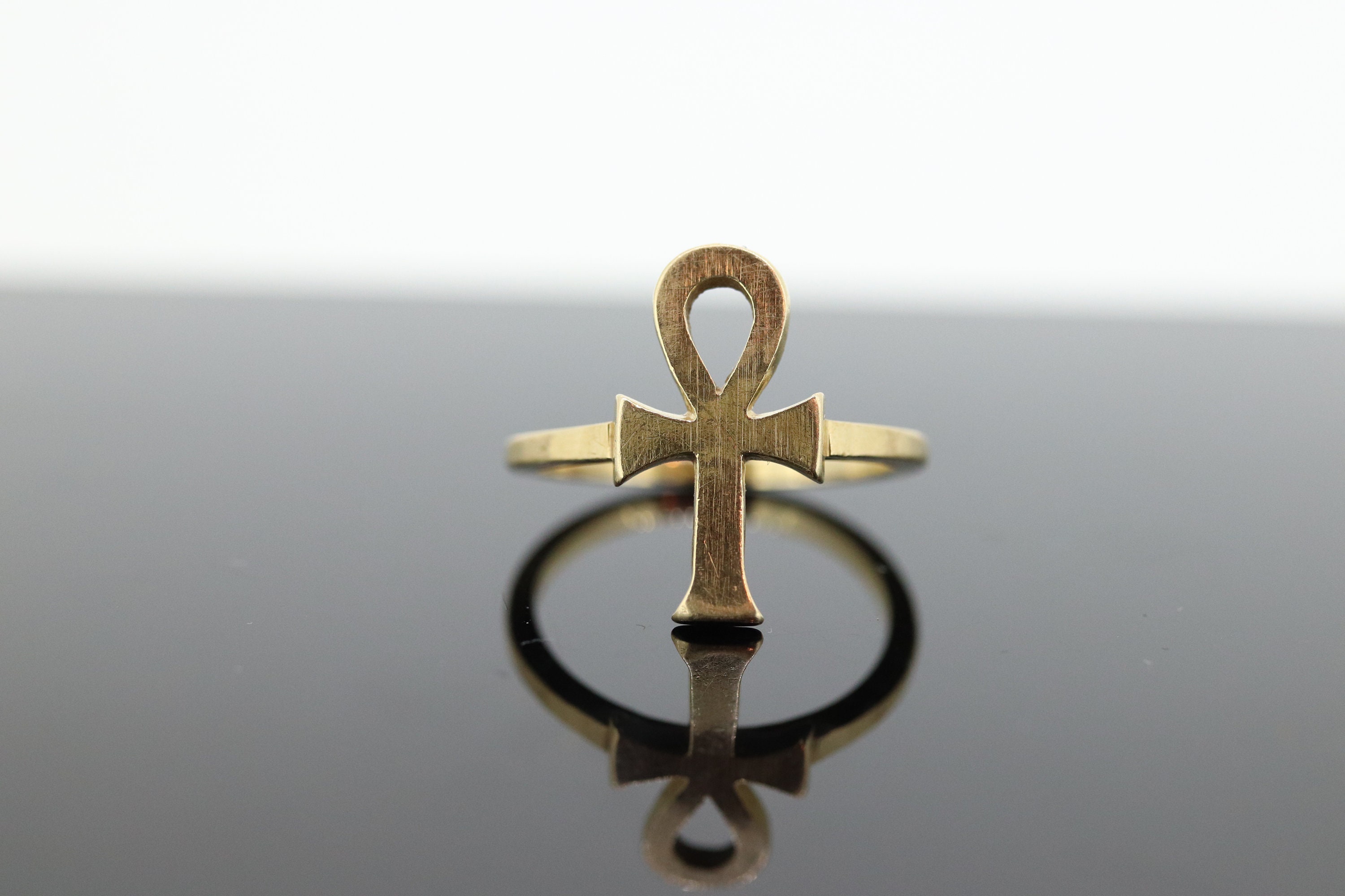 Egyptian Ankh Stainless Steel Ring – GTHIC