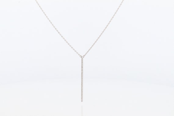 MIKIMOTO Necklace. 18k White gold Mikimoto Diamon… - image 2